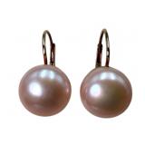 14k Honora Button Pearl Earrings