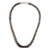 Milor 925 Riccio Onyx Drama Necklace