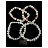 4 Honora Pearl Bracelets