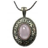 Carolyn Pollack 925 Pink MOP Necklace