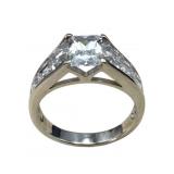 Diamonique 925 CZ Ring, Size 9