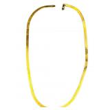 19-Inch 925 Vermeil Flat Chain