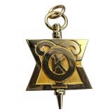 10k Gold Monogrammed Pendant