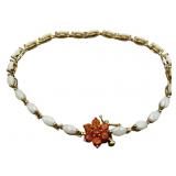 14k Opal and Citrine Bracelet
