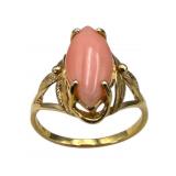 Maui Divers 14k Coral Ring, Size 8