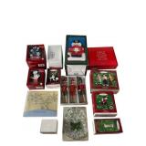 Hallmark and Christmas Ornaments / Sets Lot