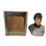 1979 Star Trek Porcelain Mr. Spock Decanter w/Box