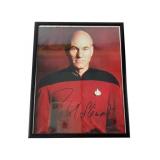 Patrick Stewart Autographed Framed Photo