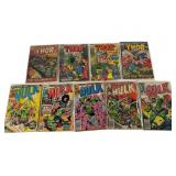 Nine SA/BA Marvel Comics- Thor and Hulk
