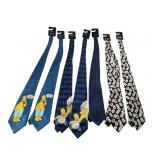 Eight Novelty Ties with Tags