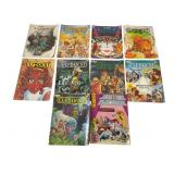 Elfquest Warp G + Justice Machine Comics Lot