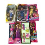 Seven Barbie Dolls in Original Packaging