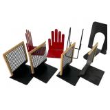 Various Bookends and Display Holders