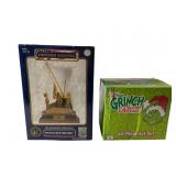 Grinch Art Set & 9/11 Music Statue Lot