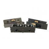 Five RCA Western Electric Face Plates