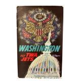 1958 Fly TWA Jets Washington DC Poster