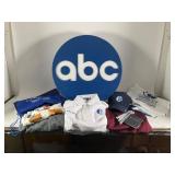 ABC News Memorabilia Lot with Logo Sign