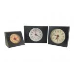 Three LEITCH Studio Clocks