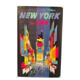 Fly TWA New York Poster by David Klein