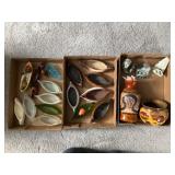 Souvenir Canoe and Pottery Items