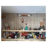 Ceramics, Bull Horns, and Decor