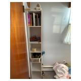 Laminated 72-Inch Bookshelf With Books