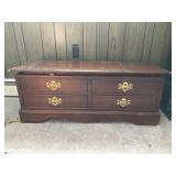 Lane Cedar Chest With Fabric Contents