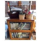 Modern Barristers Bookcase With Books