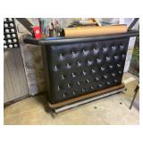 Vintage Bar with Chrome and Simulated Wood