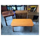 Four Pieces of Mixed Wooden Furniture