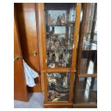 Curio Cabinet Collection of Native American Figure