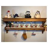 Contents of Shelf With Hanging Basket