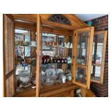 Contents of Hutch: Glassware, China, Baskets
