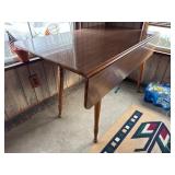 Modern Drop-Leaf Table with Laminated Top