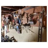 Tools on Pegboard Wall