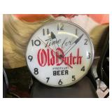Old Dutch Beer Advertising Wall Clock