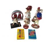 Collectible Baseball Card Sets + Bobbleheads/Items