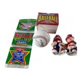 Collectible Baseball Memorabilia Set