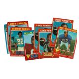 1971 Topps Football Cards Lot, 8 Pieces