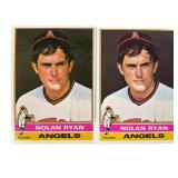 Two 1976 Topps Nolan Ryan #330 Cards