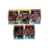 1988-89 Fleer Basketball Cards, 5 Cards