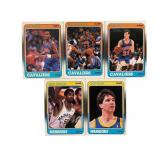 1988-89 Fleer Basketball Cards, 5 Cards