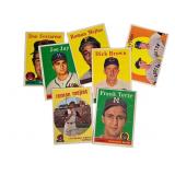 1969 Topps Baseball Cards, Lot of 7