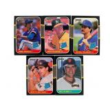 1987 Donruss Rookie Cards Lot of 5