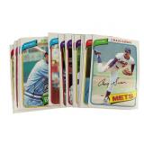 1980 Topps Baseball Cards, 30-Card Lot