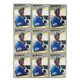 Nine Ken Griffey Jr. Fleer #548 Cards