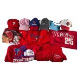 Philadelphia Phillies Hats/Garments Apparel Lot
