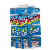 Four 1982 Topps Baseball Rack Packs