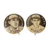 1910-12 Sweet Caporal P2 Baseball Pins