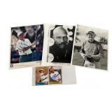 Signed Photos and Pro Set Trading Cards Lot